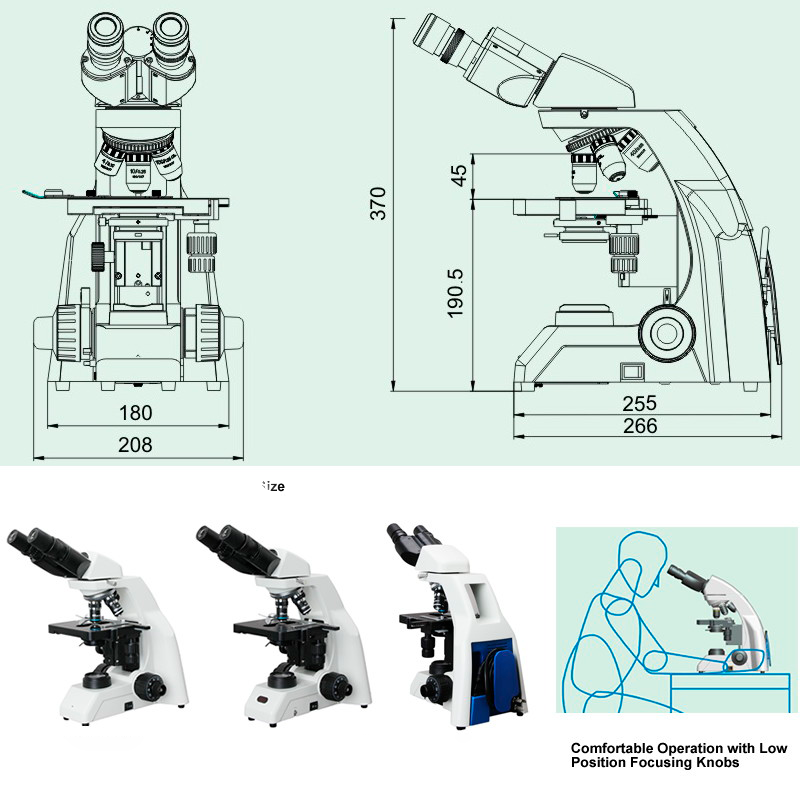 Microscopio de Laboratorio YR0239 – YR0240 – 1